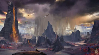 Initial Biome Concept - Tempest Desert 2